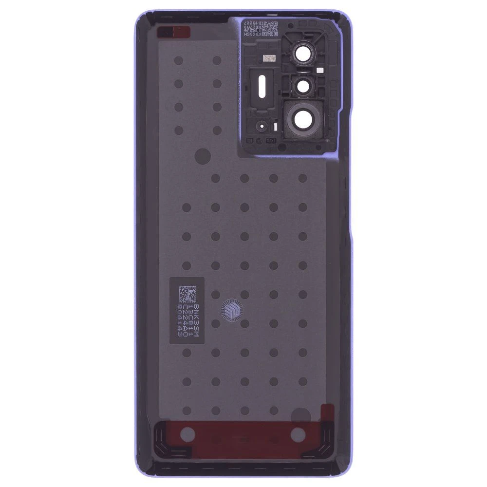 Задняя крышка для Xiaomi 11T (21081111RG) (белый) (в сборе со стеклом камеры) (ORIG100)  фото №2