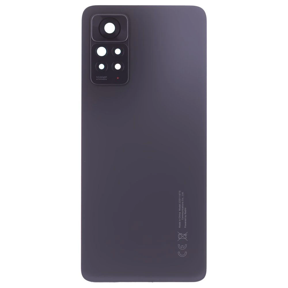 Задняя крышка для Xiaomi Redmi Note 11 Pro 4G (2201116TG) (черный) (в сборе со стеклом камеры) (ORIG100)  фото №1