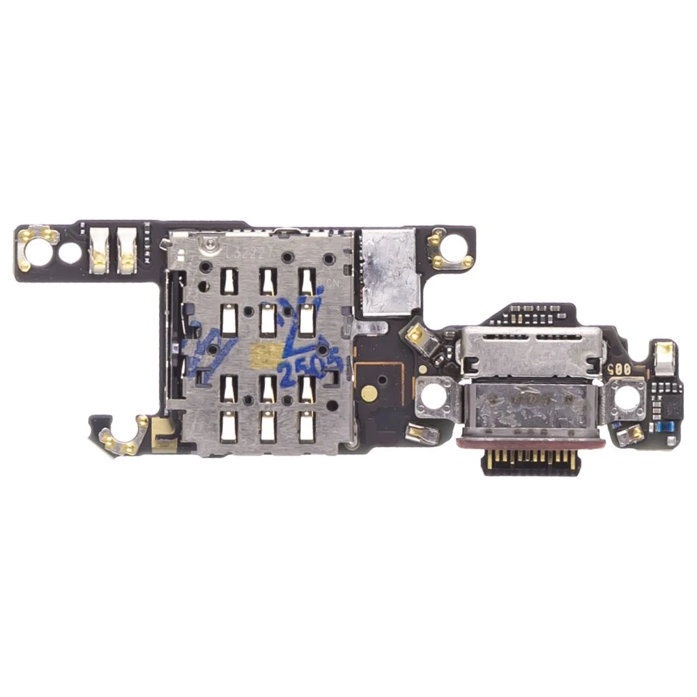 Нижняя плата для Huawei P60 (LNA-LX9) / P60 Pro (MNA-LX9) с комп. + разъем зарядки + микрофон + разъем SIM (ORIG100)  фото №2