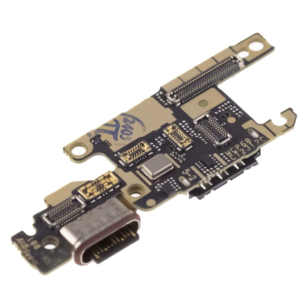 Нижняя плата для Huawei P60 (LNA-LX9) / P60 Pro (MNA-LX9) с комп. + разъем зарядки + микрофон + разъем SIM фото №3