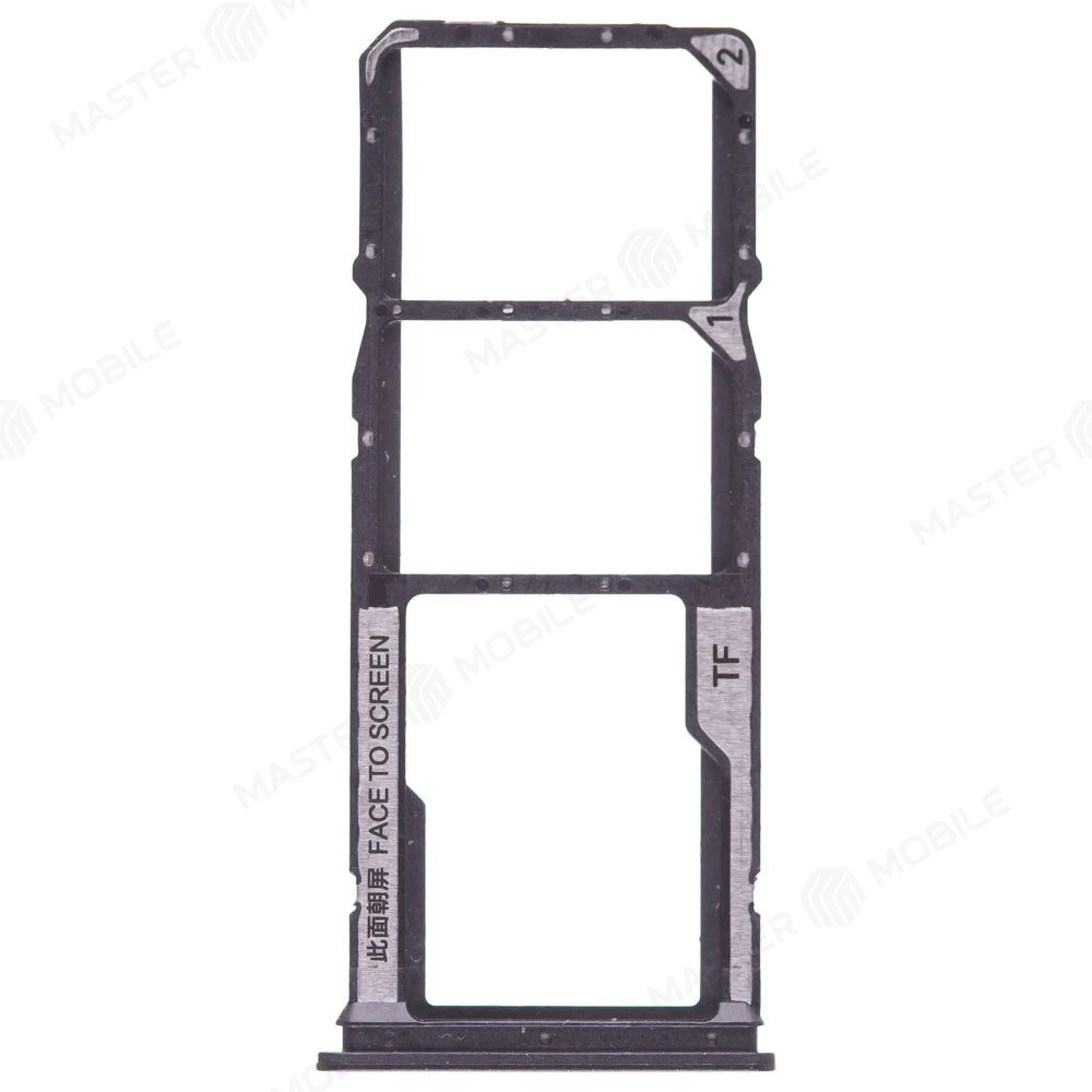 Держатель сим-карты для Xiaomi Redmi A3x (24048RN6CG) (черный) фото №1