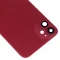 Задняя крышка для Apple iPhone 11 (красный) (в сборе со стеклом камеры) (Premium) фото №3