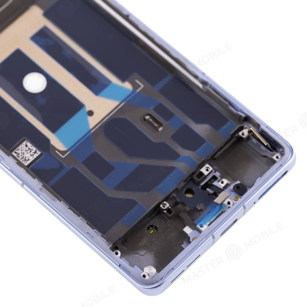 Дисплей для OnePlus 12R (CPH2609) + тачскрин (голубой) (в рамке) (ORIG100) (SP) фото №4