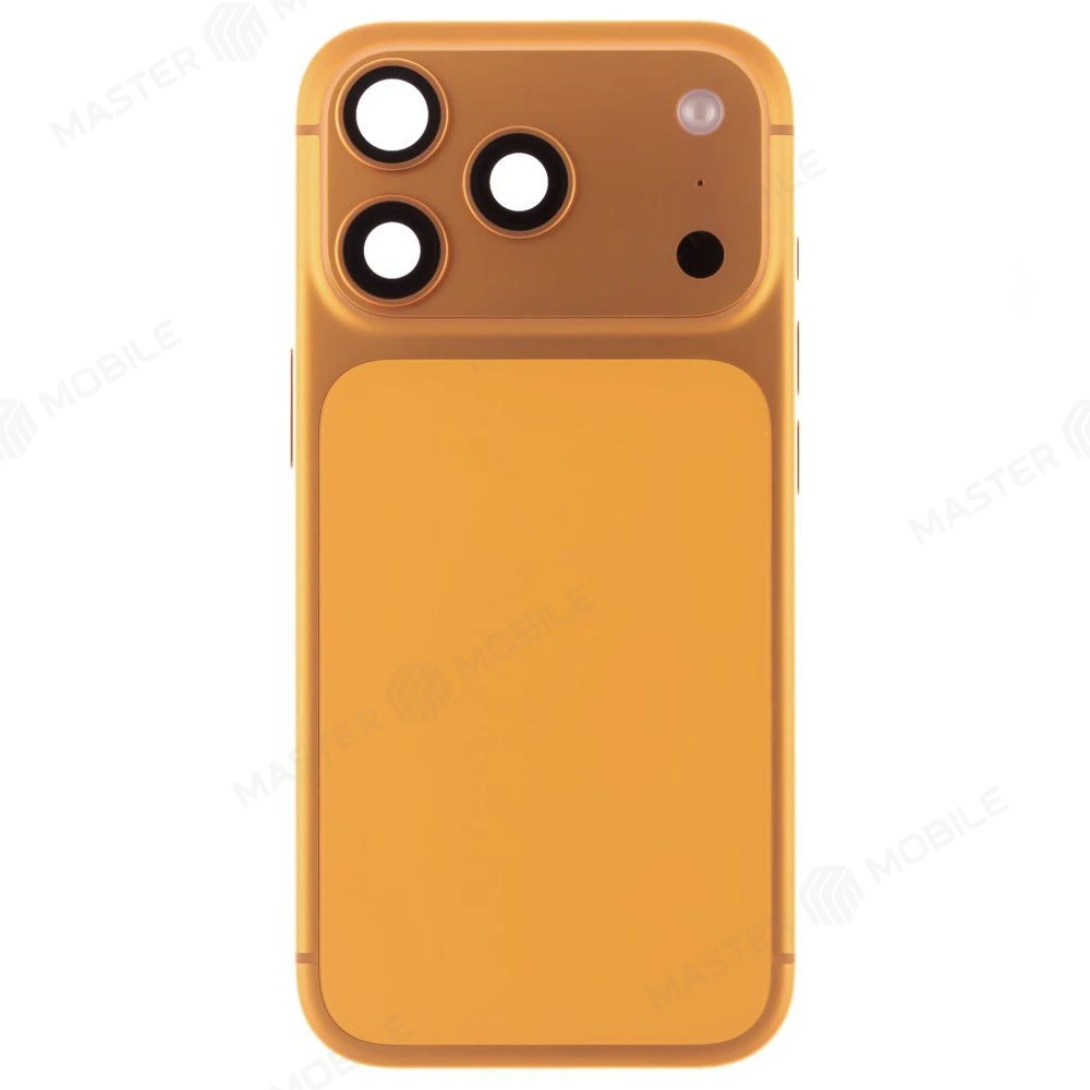 Корпус для Apple iPhone 17 Pro Max (eSIM) (оранжевый) (в сборе) (ORIG100) (Снятый) (возможен дефект ЛКП) фото №1