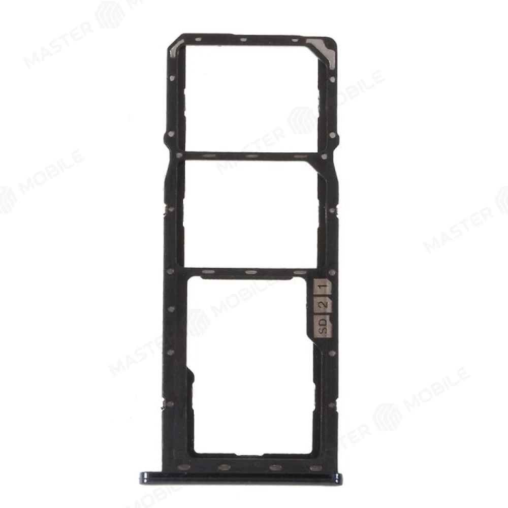 Держатель сим-карты для Asus ZenFone Max Pro M2 (ZB631KL) (черный) фото №1