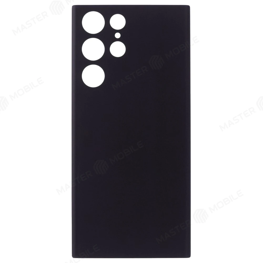Задняя крышка для Samsung S908 Galaxy S22 Ultra (черный)