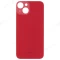 Задняя крышка для Apple iPhone 14 (красный) (с широким отверстием) (Premium) фото №1