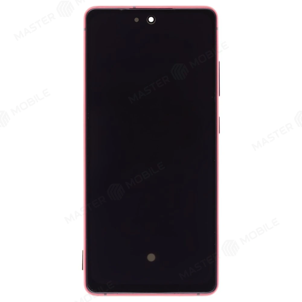 Дисплей для Samsung G780 Galaxy S20 FE + тачскрин (красный) (в рамке) (OLED) (Full Size) фото №1