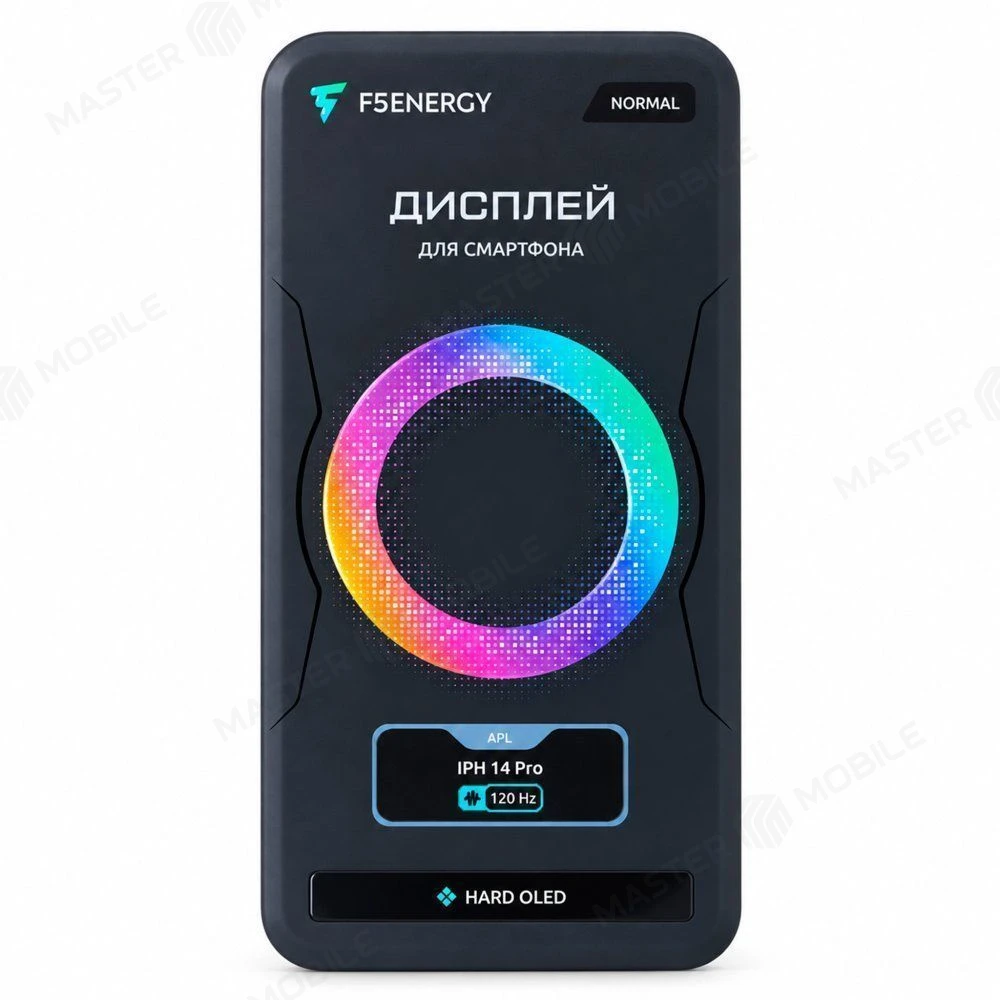 Дисплей для Apple iPhone 14 Pro + тачскрин (черный) (F5ENERGY) (Hard Oled) (площадка под IC) (NORMAL) фото №5