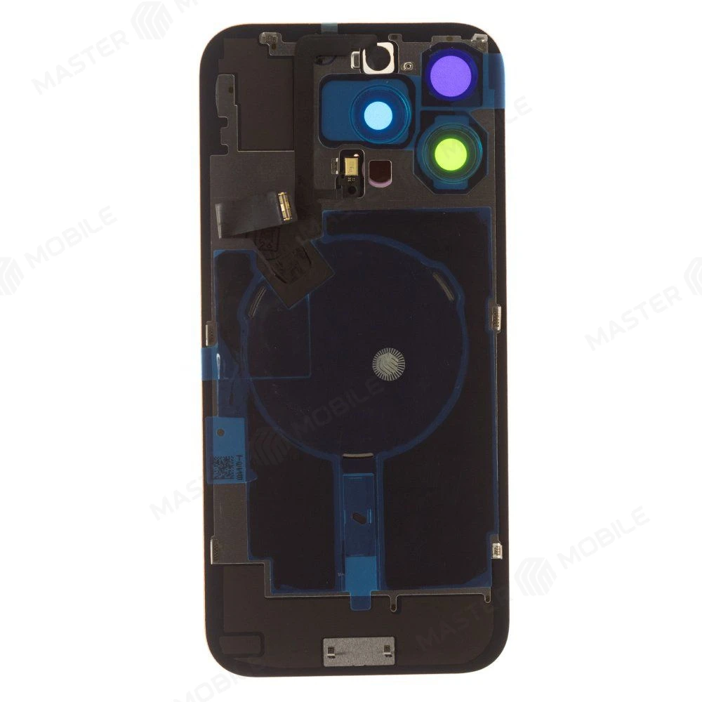 Задняя крышка для Apple iPhone 16 Pro Max (золотистый) (в сборе со стеклом камеры и шлейфом) (Premium)  фото №2