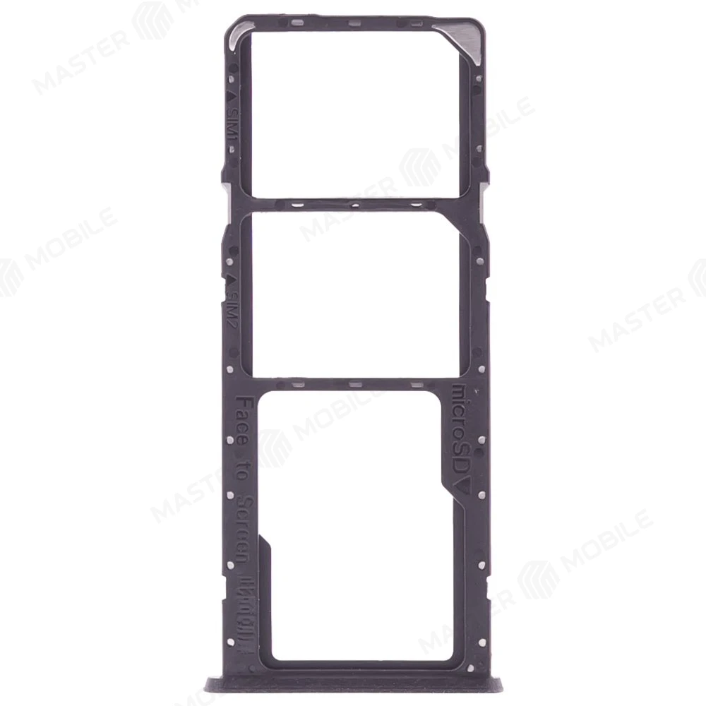 Держатель сим-карты для Realme Note 50 (RMX3834) (черный) фото №1