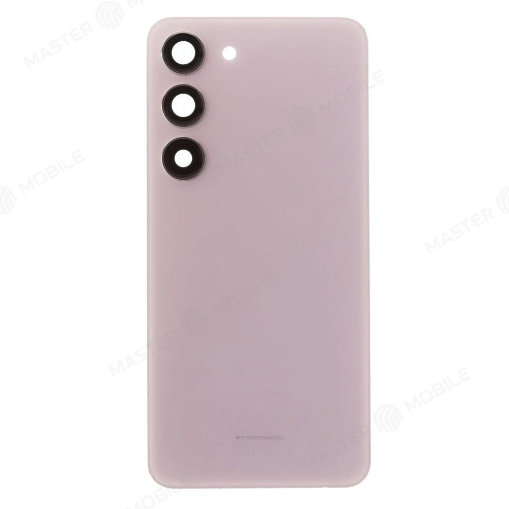 Задняя крышка для Samsung S911 Galaxy S23 (розовый) (в сборе со стеклом камеры) (ORIG100) фото №1