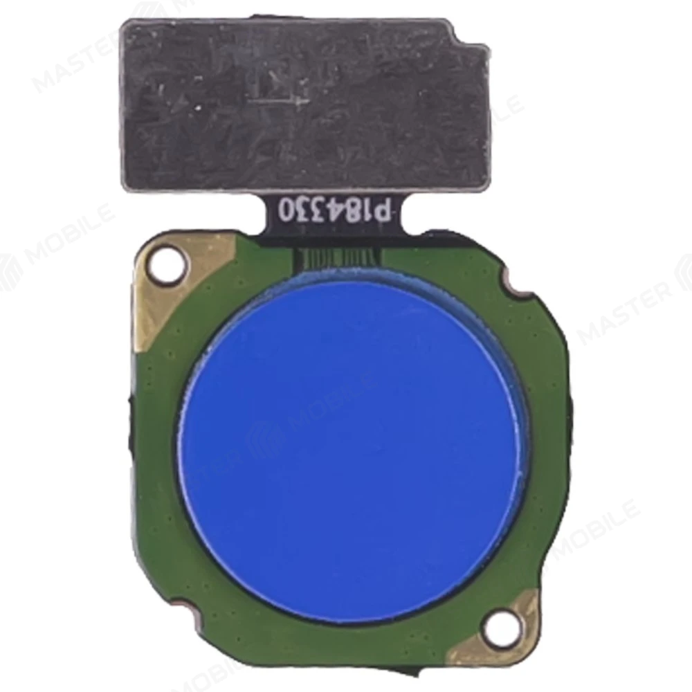 Шлейф для Huawei P20 Lite (ANE-LX1) / P8 Lite 2017 / Nova 3E (ANE-AL00) с комп. + сканер отпечатка пальца (синий)  фото №1