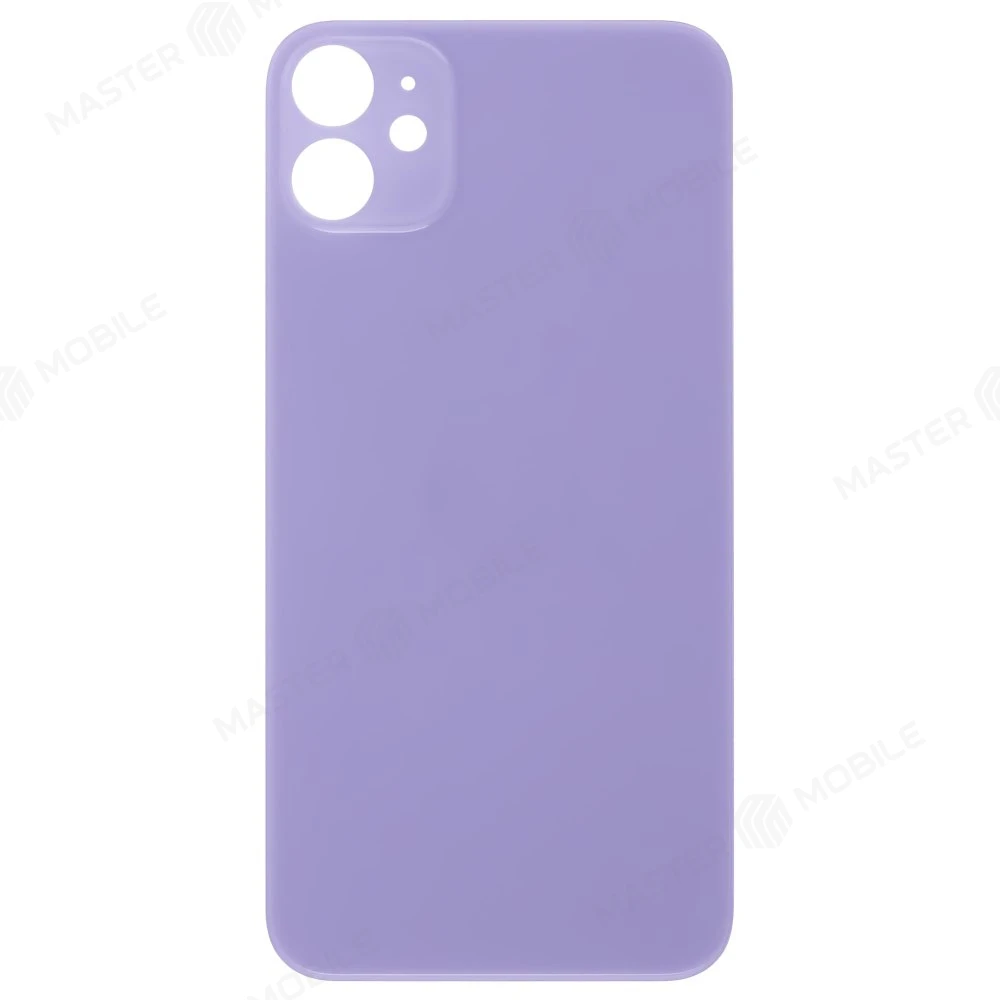 Задняя крышка для Apple iPhone 11 (фиолетовый) (с широким отверстием) (Premium)