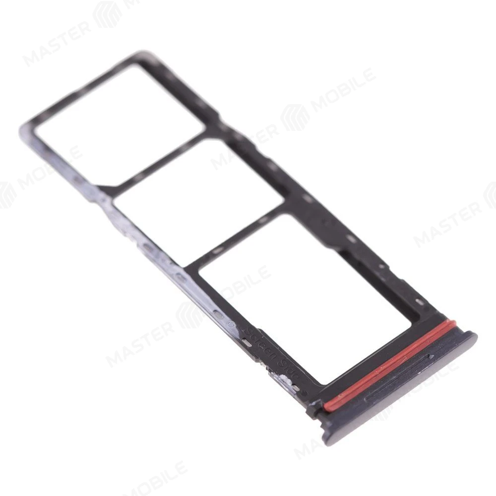 Держатель сим-карты для Tecno Spark GO 1 (KL4) (черный) фото №3