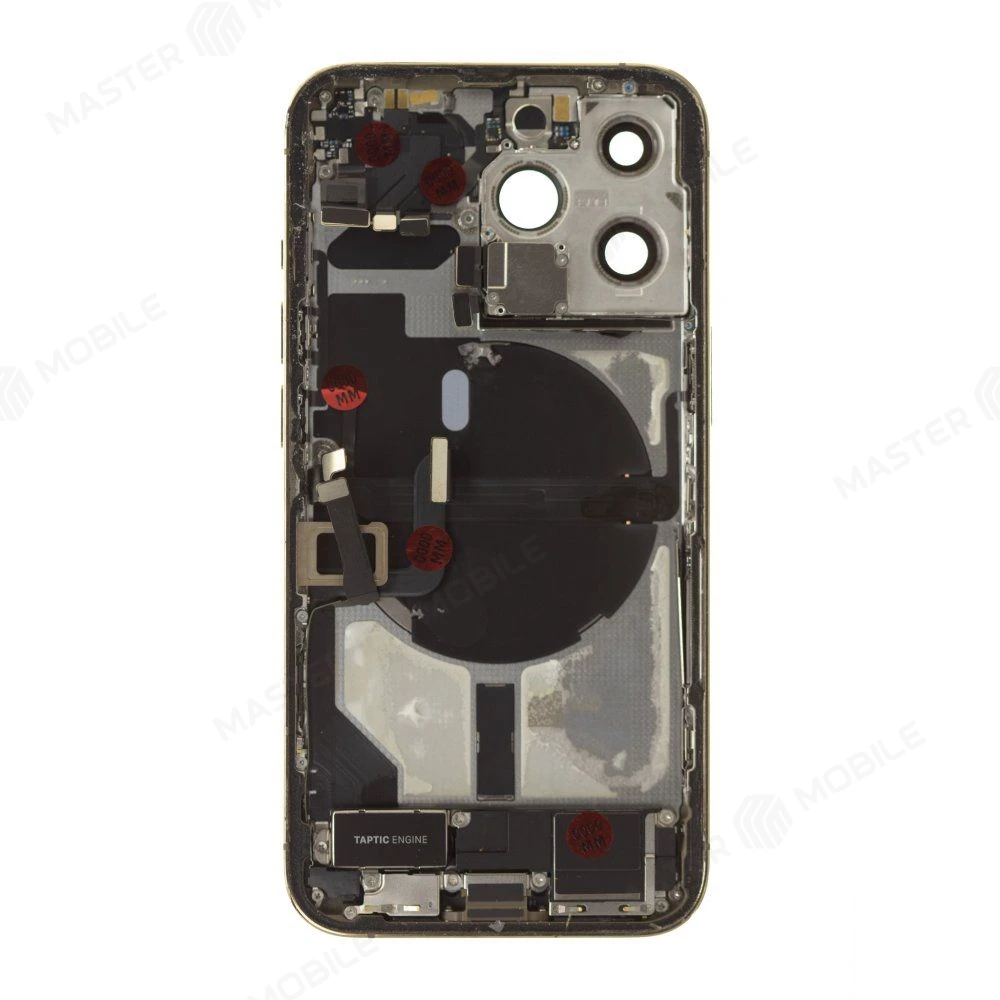 Корпус для Apple iPhone 13 Pro (золотистый) (в сборе) (ORIG100) (Снятый) (возможен дефект ЛКП) фото №2
