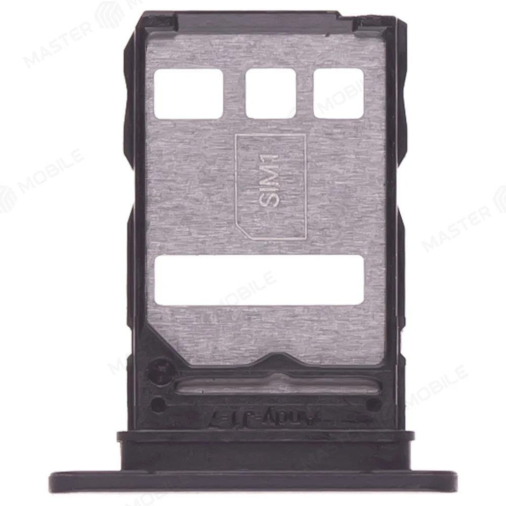 Держатель сим-карты для Huawei Honor X9 (ANY-LX1) (черный) фото №1