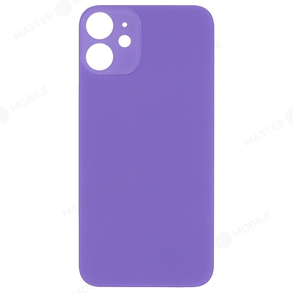 Задняя крышка для Apple iPhone 12 mini (фиолетовый) (с широким отверстием) (Premium)
