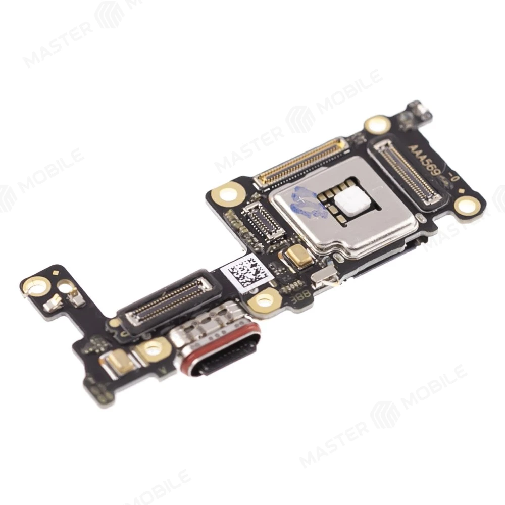 Нижняя плата для OnePlus 13 (CPH2653) с комп. + разъем зарядки + микрофон + разъем SIM (ORIG100) фото №3