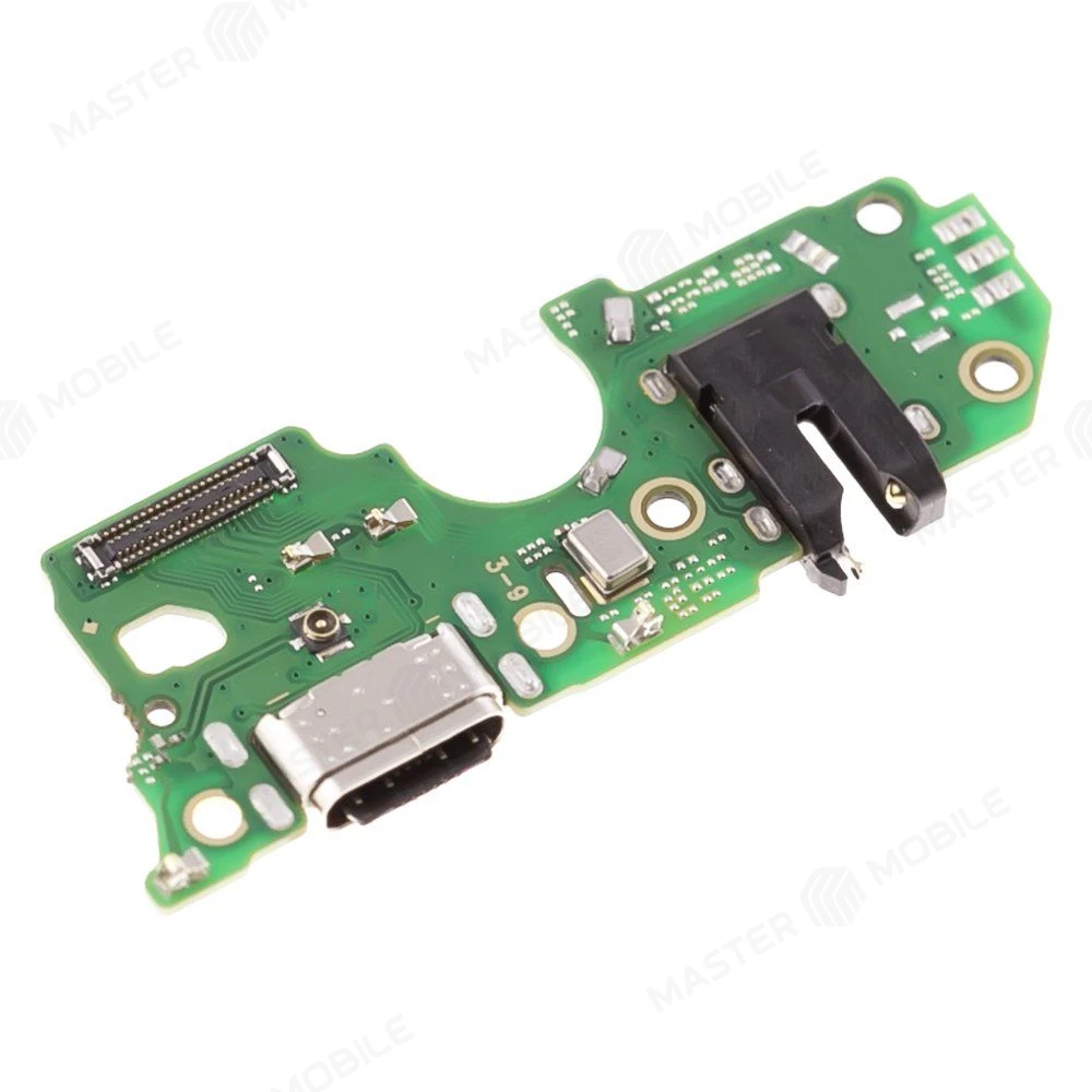 Нижняя плата для OPPO A18 (CPH2591) с комп. + разъем зарядки + разъем гарнитуры + микрофон фото №3