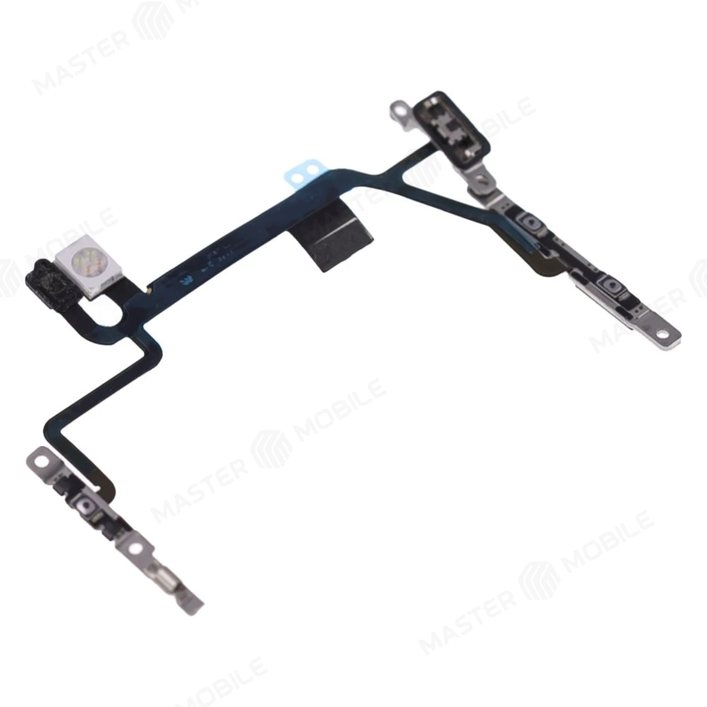 Шлейф для Apple iPhone 8 / iPhone SE 2020 / iPhone SE 2022 с комп. (на кнопку включения и кнопки громкости) + микрофон + вспышка (ORIG100) фото №3