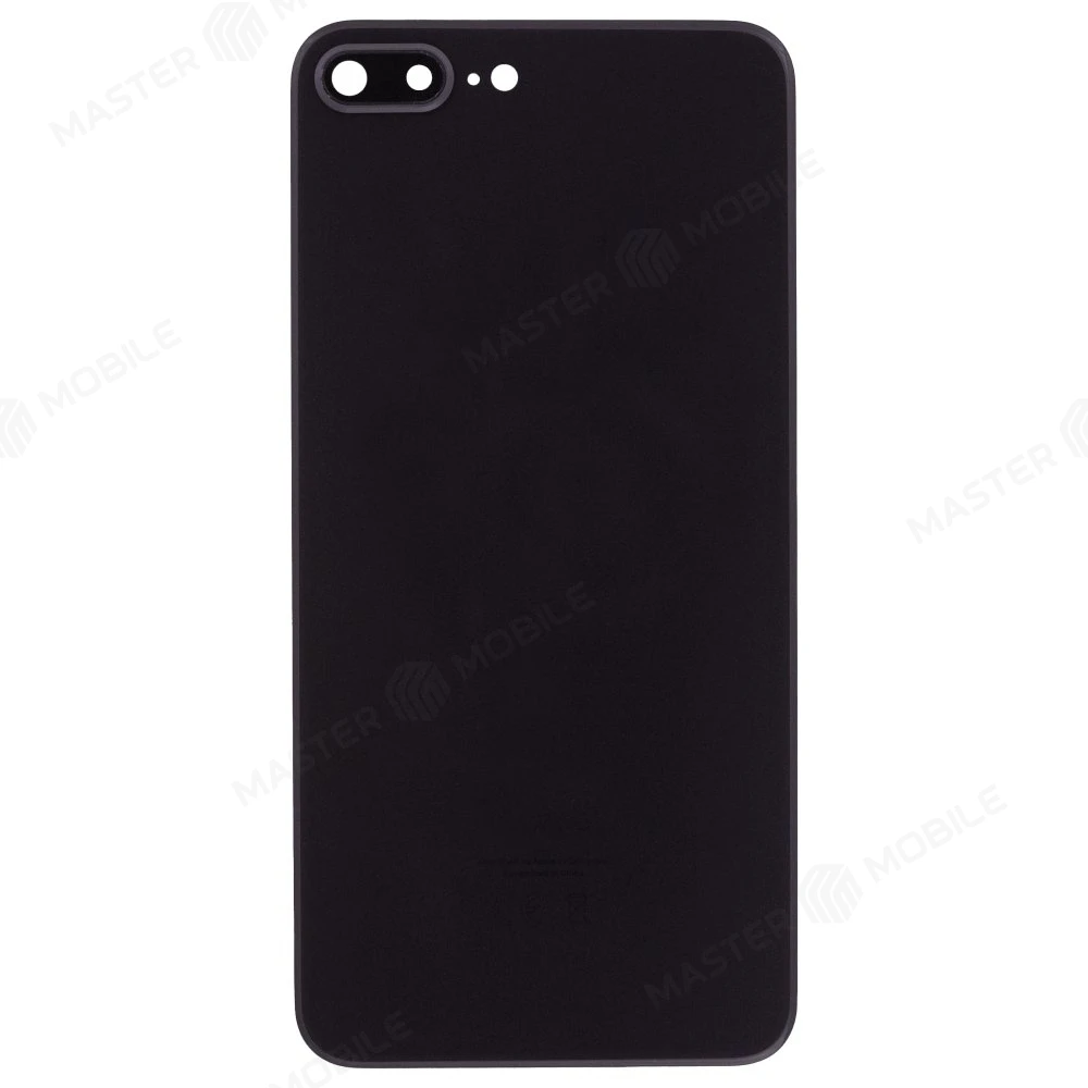 Задняя крышка для Apple iPhone 8 Plus (черный) (в сборе со стеклом камеры) (Premium)