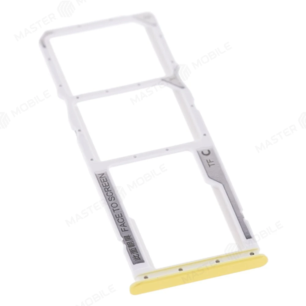 Держатель сим-карты для Xiaomi Poco M4 5G (22041219PG) (желтый) фото №3