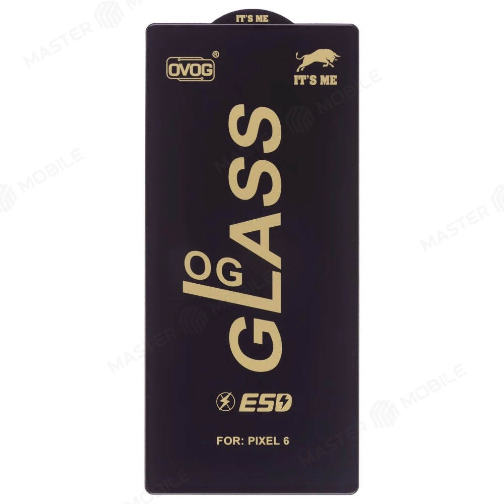 Защитное стекло OG Glass для Google Pixel 6 (GB7N6/G9S9B16/G9S9B/GR1YH) (черный)
