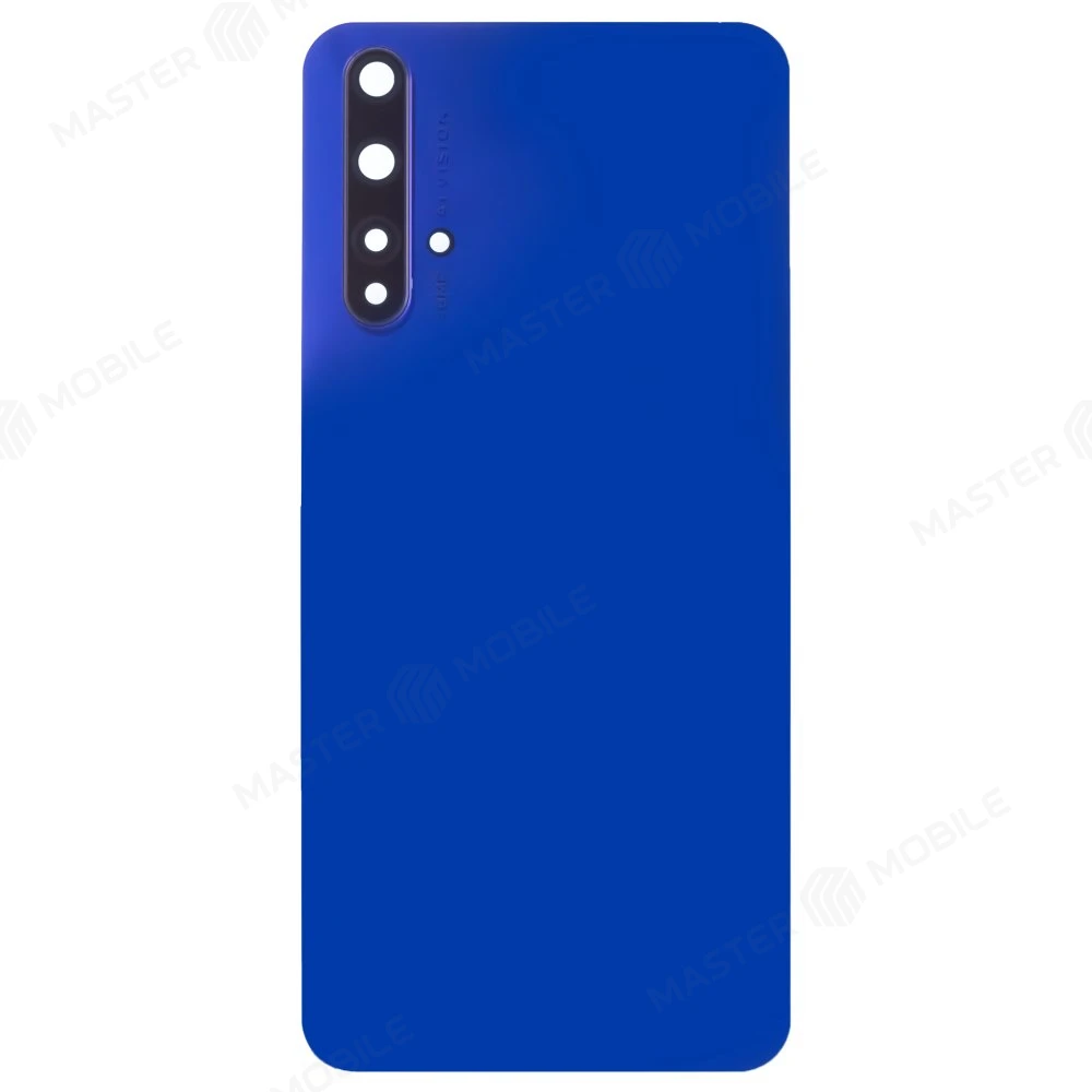 Задняя крышка для Huawei Honor 20 (YAL-L21) (синий) (в сборе со стеклом камеры)