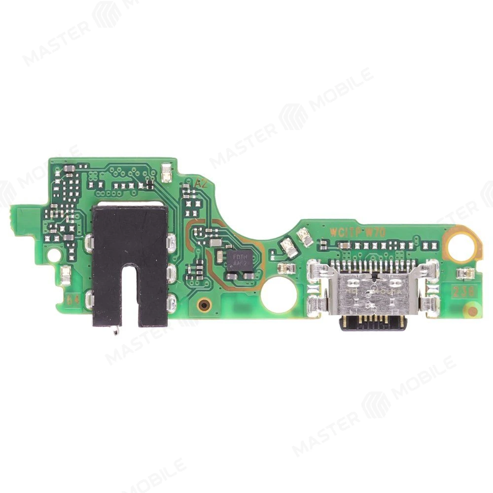 Нижняя плата для Tecno Spark 40 (KM5) с комп. + разъем зарядки + микрофон + разъем гарнитуры фото №2