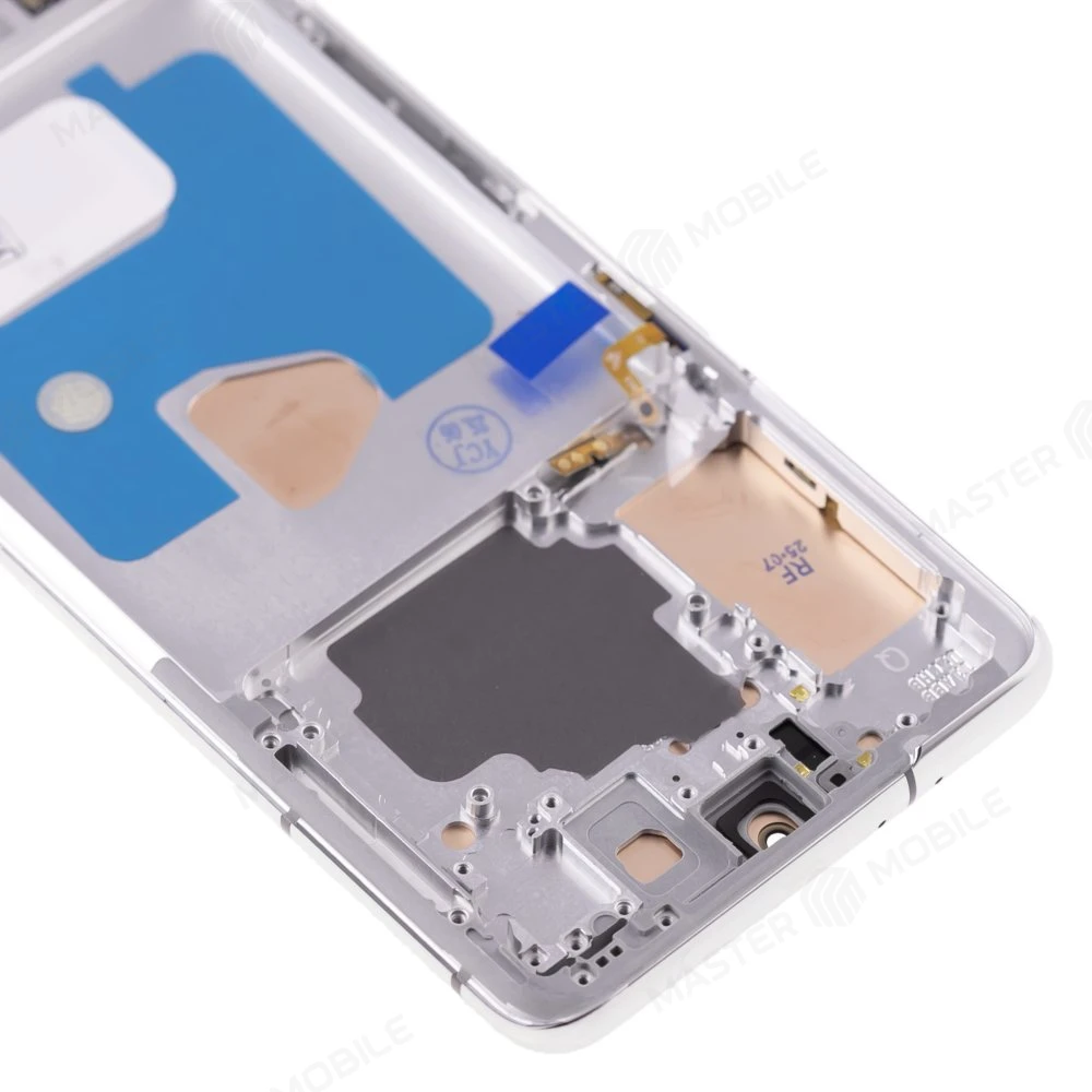 Дисплей для Samsung G996 Galaxy S21+ + тачскрин (серебристый) (в рамке) (OLED) (Full Size) фото №3