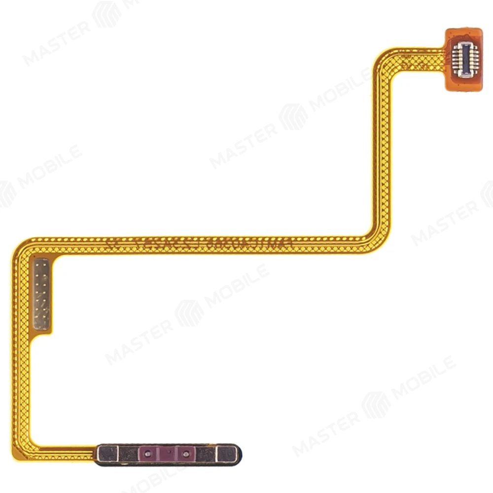 Шлейф для Realme 10 Pro 5G (RMX3661) с комп. + сканер отпечатка пальца (голубой)  фото №2