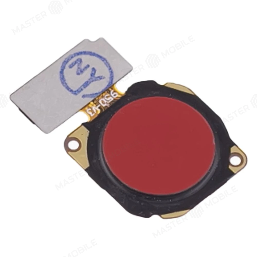 Шлейф для Huawei Nova 2i (RNE-L21) / Mate 10 Lite (RNE-L01) с комп. + сканер отпечатка пальца (красный)  фото №3