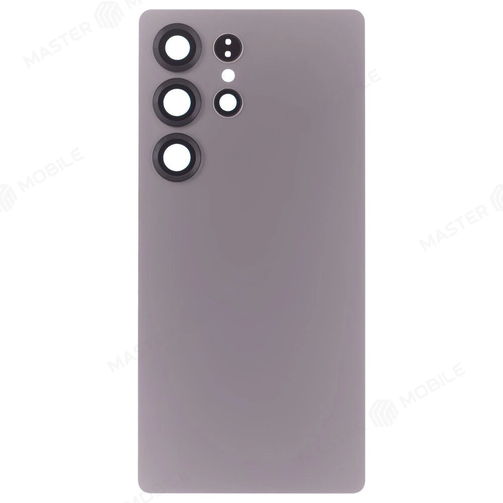 Задняя крышка для Samsung S938 Galaxy S25 Ultra (серый) (в сборе со стеклом камеры) (ORIG100)  фото №1