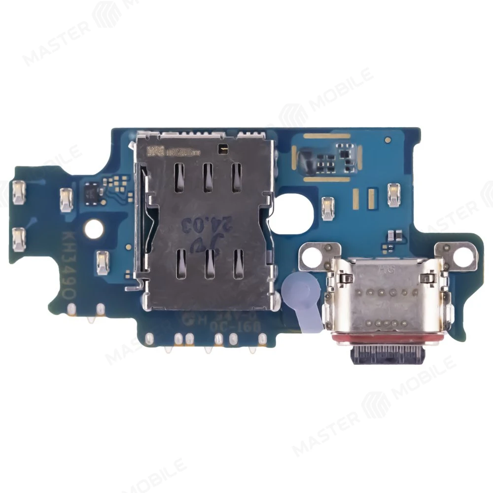 Нижняя плата для Samsung S926 Galaxy S24+ с комп. + разъем зарядки + микрофон (ORIG100) фото №2