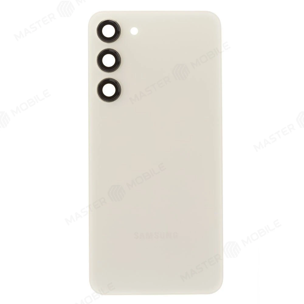 Задняя крышка для Samsung S916 Galaxy S23+ (белый) (в сборе со стеклом камеры) фото №1