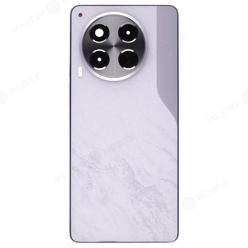 Задняя крышка для Tecno Camon 30 5G (CL7) (белый) (в сборе со стеклом камеры)