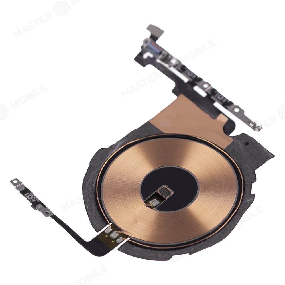 Шлейф для Apple iPhone 12 Pro Max с комп. (на кнопку включения и кнопки громкости) + беспроводная зарядка (ORIG100) фото №3