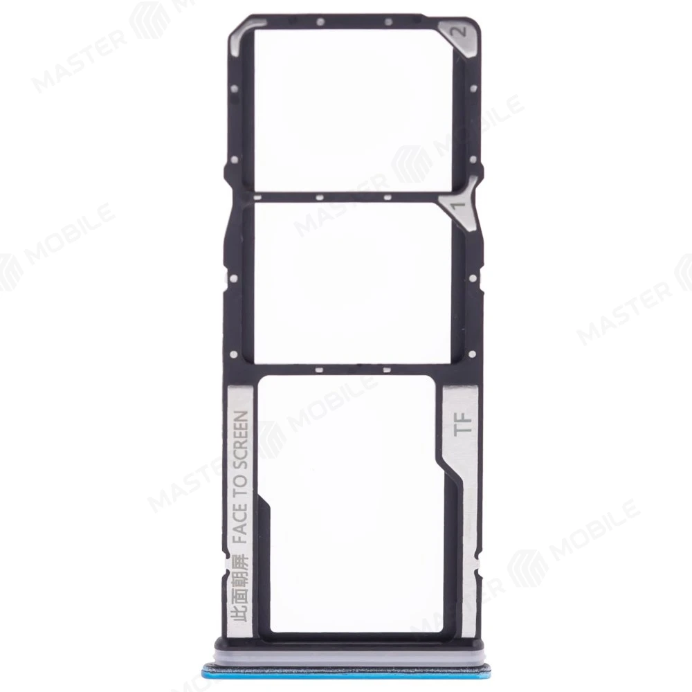 Держатель сим-карты для Xiaomi Redmi 9A (M2006C3LG) / Redmi 9C (M2006C3MG) (зеленый)