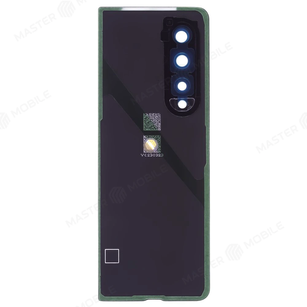 Задняя крышка для Samsung F926 Galaxy Z Fold 3 (черный) (в сборе со стеклом камеры) фото №2