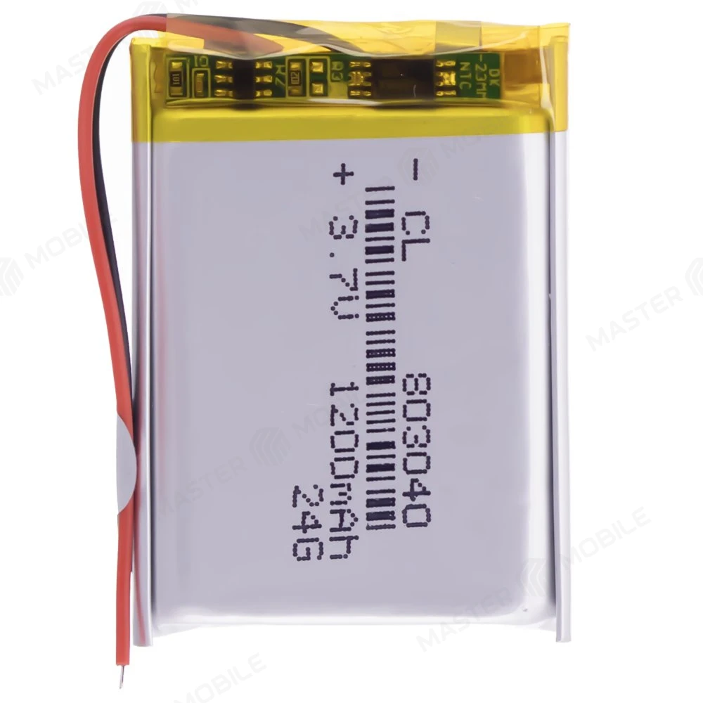 Аккумулятор универсальный 1000 mAh (8*30*40 mm) (803040P)