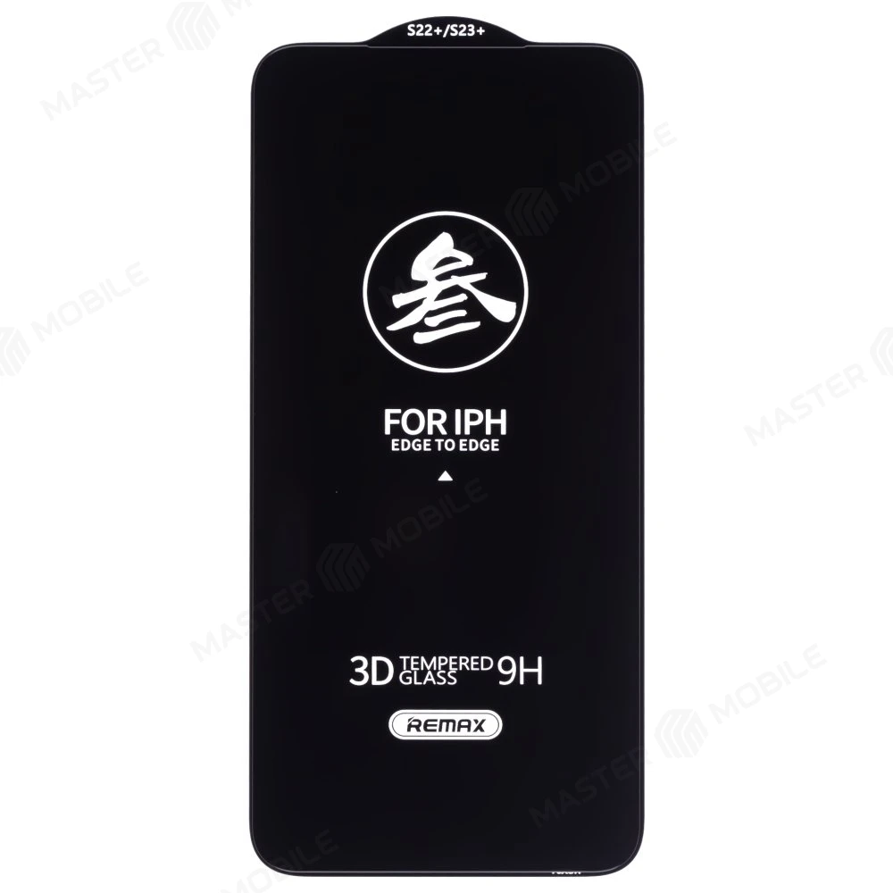Защитное стекло Remax Medicine Glass GL-27 для Samsung S906 Galaxy S22+ / S916 Galaxy S23+ (черный) фото №1
