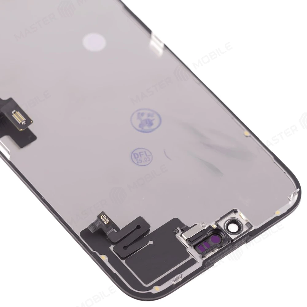 Дисплей для Apple iPhone 16 Plus + тачскрин + ALS шлейф (черный) (с разбора) (ORIG100) фото №3