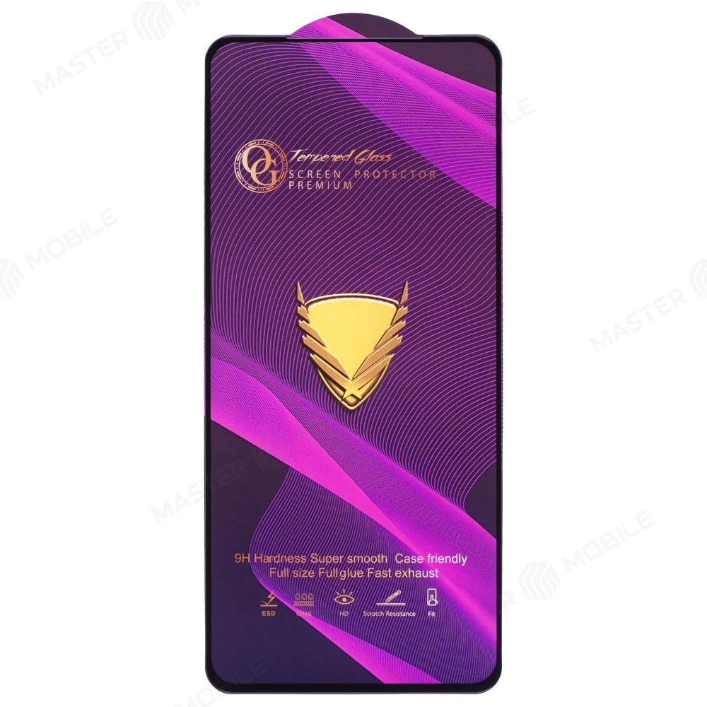 Защитное стекло OG Glass (3 в 1) для Vivo V27e (V2237) (черный)