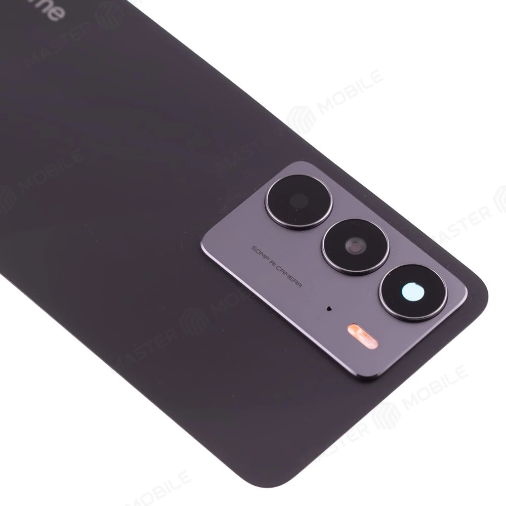 Задняя крышка для Realme C75 (RMX3941) (черный) (в сборе со стеклом камеры) фото №3