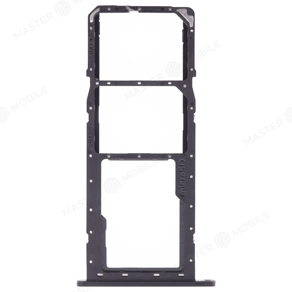 Держатель сим-карты для Samsung A015 Galaxy A01 / M015 Galaxy M01 (черный)