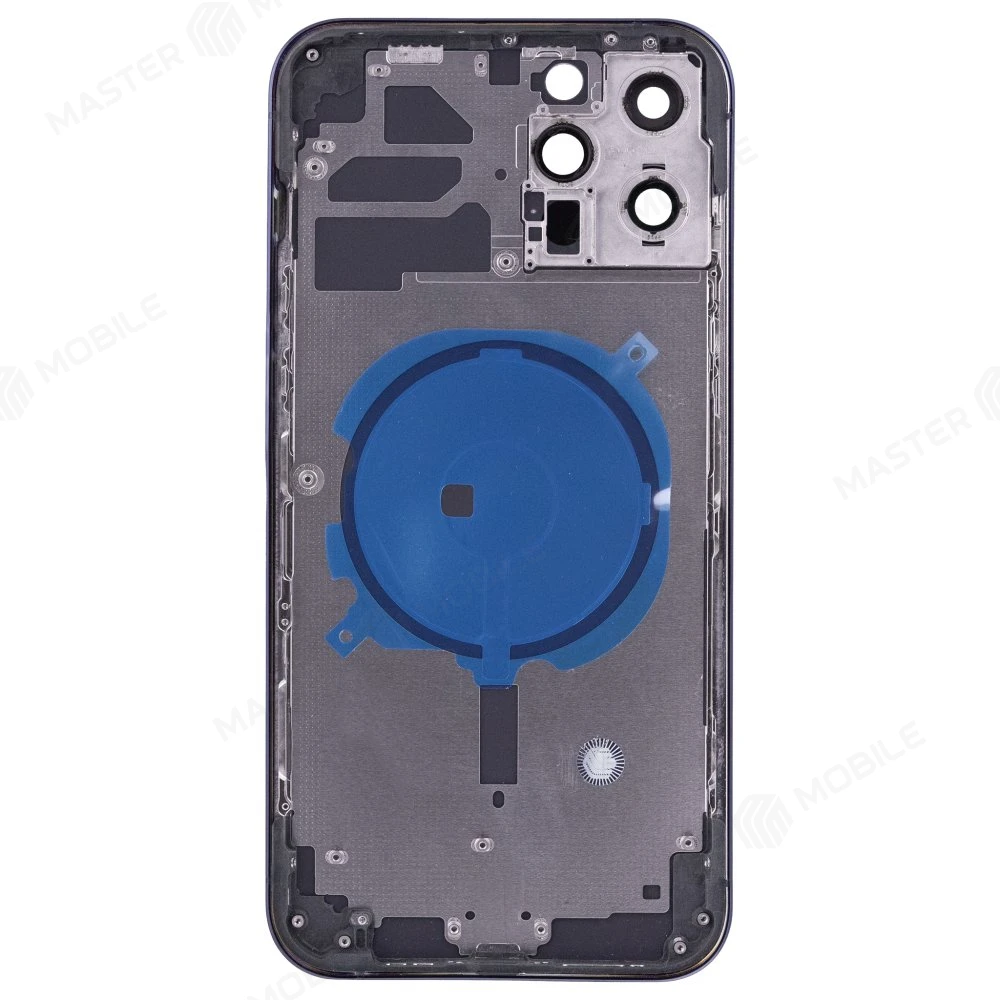 Корпус для Apple iPhone 12 Pro Max (синий) (Premium) фото №2