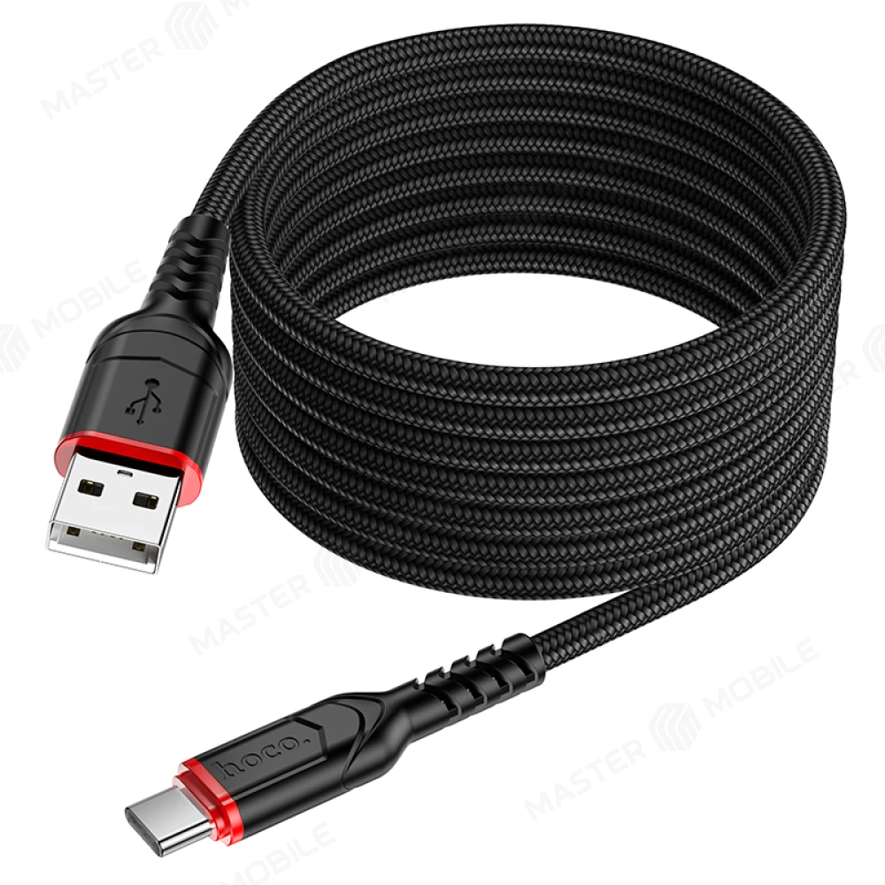 Дата-кабель Hoco X59 USB - MicroUSB 2 м (черный) фото №2