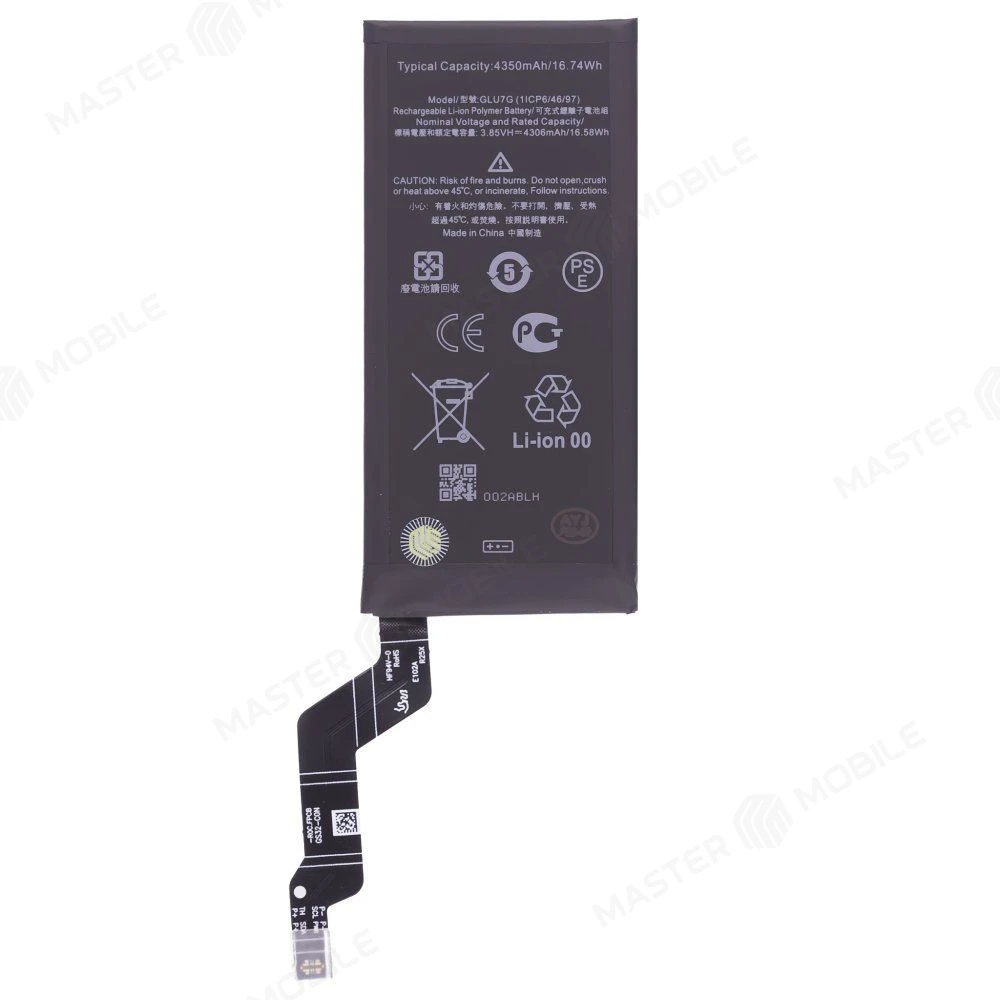 Аккумулятор для Google Pixel 6A (GX7AS/GB62Z/G1AZG/GB17L) (GLU7G) (Premium) фото №1