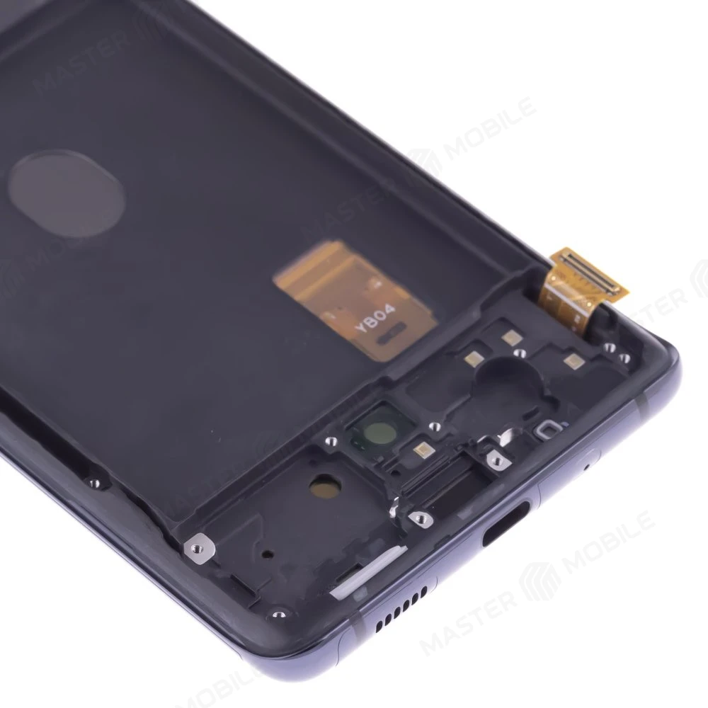 Дисплей для Samsung G780 Galaxy S20 FE + тачскрин (черный) (в рамке) (ORIG100) (возможен дефект ЛКП) фото №4